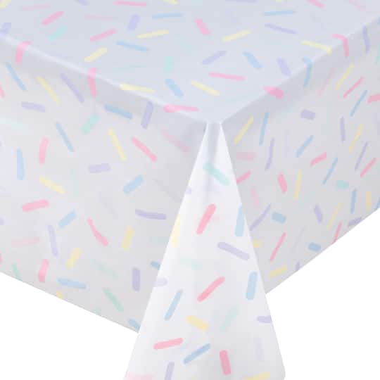 Michaels, 54" x 108" Plastic Table Cover by Celebrate It™ – Category: Table Covers & Skirts